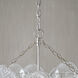 Julie Neill Talia LED 51 inch Burnished Silver Leaf Linear Chandelier Ceiling Light, Medium